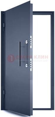 Черная металлическая бронированная дверь ДБ-1 в Ставрополе