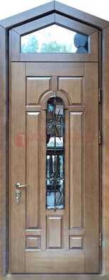 Железная дверь Винорит с фрамугой для частного дома ДФГ-34 в Ставрополе