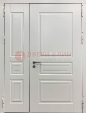 Полуторная светлая металлическая дверь с МДФ ДМ-336 в Ставрополе