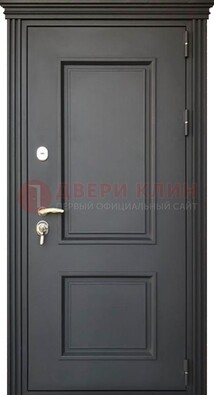 Чёрная дверь с МДФ ДМ-520 в Ставрополе