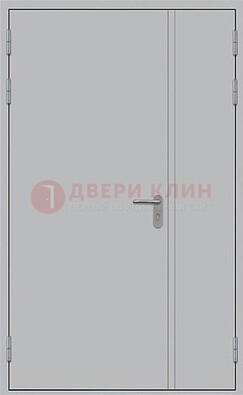 Белая противопожарная двупольная дверь ДПМ-02/30 в Омске