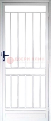 Железная решетчатая дверь белая ДР-32 в Ставрополе