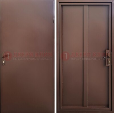 Техническая дверь с порошковым покрытием медный антик с двух сторон ДП-253 в Ставрополе