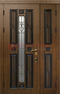 Полуторная входная дверь с виноритом ДВТ-169 в Ставрополе
