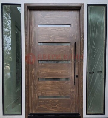 Железная дверь с виноритом и фрамугами ДВТ-189 в Ставрополе