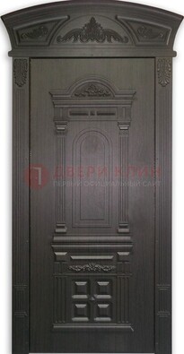 Черная стальная дверь с виноритом ДВТ-31 в Ставрополе