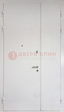 Современная полуторная стальная дверь с МДФ панелью ПЛ-25 в Ставрополе