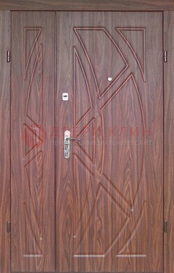Железная тамбурная полуторная дверь с МДФ ПЛ-7 в Ставрополе
